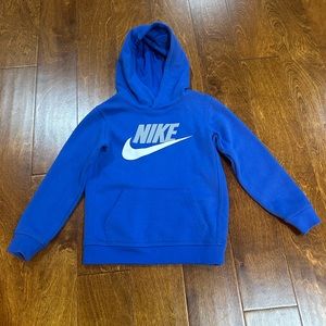 Nike blue cotton hoodie